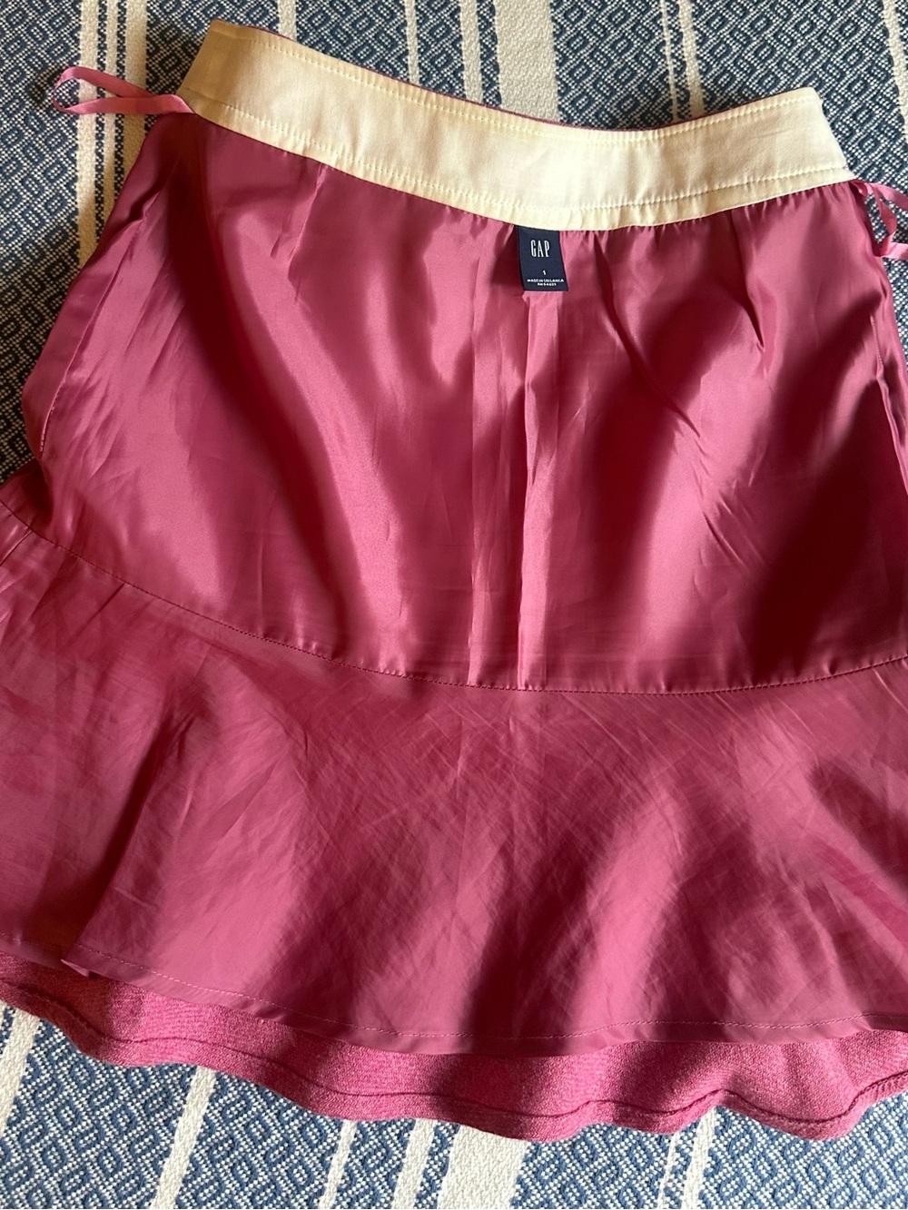 GAP Raspberry A-Line Flounce Skirt - Picture 8 of 13